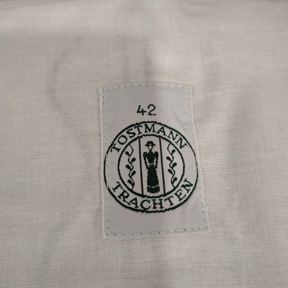 EMERALD TAFFETA BAVARIAN DRESS NWT - Picture 7 of 13